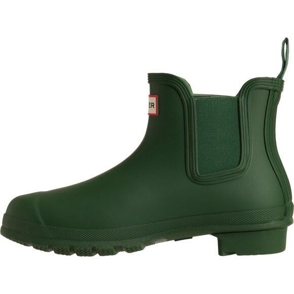 NEW HUNTER Original Chelsea Rain Boots - Waterproof in green For Women 725 6s3 - Picture 5 of 7